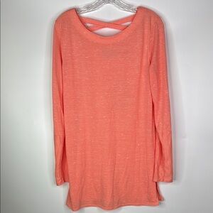 Prana Pink Esme Long Sleeve Lightweight Shirt Size XL NWT